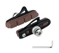 CashMuch 1 paire de plaquettes de frein C 55 mm pour jantes de vélo de route en fibre de carbone, blocs de frein en alliage d'aluminium, compatibles avec les vélos de route