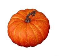 CashMuch 14 x 17 cm - Simulation de grands modèles de citrouille pour Halloween, automne, décoration saisonnière (citrouille orange)