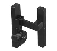 CashMuch 90 Deee Serrure à combinaison noire pour portes coulissantes, serrure Suy à 3 chiffres en alliage de zinc avec 1000 combinaisons de code, installation pour portes en bois, armoires, garages