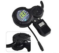 CashMuch Accélérateur LCD pour scooter électrique, compatible avec VSETT 8 8+ 9+ 10+, 6 broches ABS noir