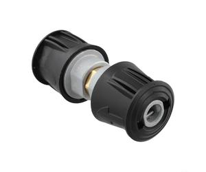CashMuch Adaptateur professionnel en alliage d'aluminium à connexion rapide pour Karcher Large Union, raccord de buse de tuyau robuste pour une utilisation en extérieur