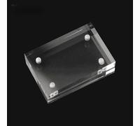 CashMuch Cadre photo en acrylique transparent avec design de 8 + 8 mm d'épaisseur pour photos de 4 x 6 cm à 14,8 x 21 cm, support de bureau pour la conservation de la mémoire de la maison et du bureau