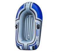 CashMuch Canot gonflable pour kayak Intex 1 à 2 personnes en PVC avec coutures double couche anti-fuite pour sports nautiques stables et pêche (bateau pour deux personnes sans rames)