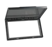 CashMuch Couvercle d'interrupteur mural pour prise double de type 86, design fin réversible 20,5 x 12,5 x 2 cm, résistant à l'huile et à l'humidité, ouverture à 110°, installation sans perçage