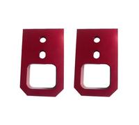 CashMuch Crochets de remorquage d'attelage de remorque pour Toyota Tacoma 2024-2026 et 4 2025-2026, crochets de remorquage rouges en acier inoxydable avec pour une construction robuste et une