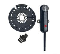 CashMuch DH12R DH12R Capteur PAS pour vélo électrique 12 aimants Double Hall Installation rapide Fil gauche Noir 1 m