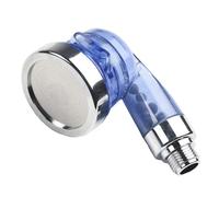 CashMuch Douchette à main HD avec filtre à ions négatifs ABS pour salle de bain spa économiseur d'eau, modèle réglable 3 bleu et fonction unique, compatible avec les connecteurs de tuyau standard à 4