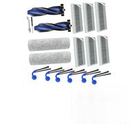 CashMuch Ensemble de pièces de rechange pour Ecovacs pour Deebot X12 pour Omnicyclone X12 Pro pour Omni T90, avec brosses principales résistantes à l'usure, balais à rouleaux en microfibre et HEPA