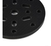 CashMuch Éponge souple 150 mm pour patins de ponçage, tampon en mousse de 10 mm d'épaisseur avec 17 trous pour l'extraction de la poussière et la réduction des vibrations