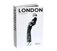 CashMuch Faux livres décoratifs, boîtes de présentation, avec fonction de rangement, compartiment secret, pour la maison, la bibliothèque, le bureau pour ranger soigneusement de petits articles (Londo