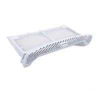 CashMuch Filtre AEG pour sèche-linge Electrolux - Filtre à peluches en plastique blanc - 335 x 170 x 80 mm - Installation facile sans outil pour AT, HT, KR, LD