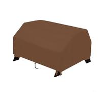 CashMuch Housse de table de pique-nique pour table d'activités 3 en 1 avec aérations de circulation d'air et ajustement sûr, beige (café)