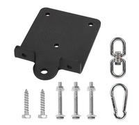 CashMuch Hvy Duty Support de suspension pour sac de frappe pivotant à 360° en métal robuste pour boxe, Mma, Muay Thai, salle de sport domestique et commerciale, noir