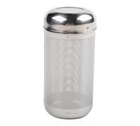 CashMuch Infuseur à thé en acier inoxydable pour feuilles et épices avec design en maille améliorée et longue chaîne pour infuser du thé, des herbes, des fleurs, des fruits ou des bases de soupe (A1