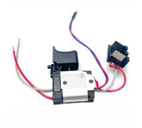 CashMuch Interrupteur de déclenchement pour perceuse manuelle électrique et outils électriques, contrôleur de vitesse sans fil avec bouton poussoir et lumière intégrée, partie métallique compatible