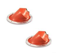 CashMuch Kit clignotant pour poêle à bois à angle de 45°, raccord en métal résistant au feu pour abris de jardin, bateaux, cabines (lot de 2)