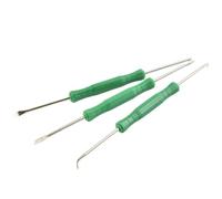 CashMuch Kit de 6 outils d'aide à dessouder et à souder avec racloir, poinçon, brosse, fourchette, crochet, tige de poussée pour nettoyage et réparation de circuits imprimés