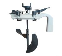 CashMuch Kit de capuchon mélangeur de peinture ABS avec bec verseur intégré pour les tailles de 1 L et 4 L, pour peintures à base d'eau et à base d'huile, mélange à rotation rapide et rangement propre
