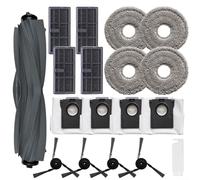 CashMuch Kit de pièces de rechange pour aspirateur robot avec filtres serpillère et brosses latérales pour MOVA pour P50 Pro Ultra