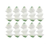 CashMuch Lot de 10 abat-jours pour lanterne pliante à trois couches Coleman en maille pour lampes à gaz kérosène de camping Vert (corde)