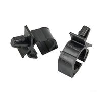 CashMuch Lot de 10 attaches de harnais de câbles de voiture en plastique pour itinéraire automatique fixe, noir