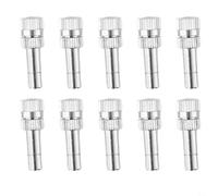 CashMuch Lot de 10 buses de pulvérisation de jardin de 6 mm, buse de pulvérisation à connexion rapide, buse de brumisation à basse pression pour la maison, la pelouse, le jardin (0,15 mm)
