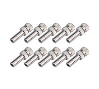 CashMuch Lot de 10 buses de pulvérisation de jardin de 6 mm, buse de pulvérisation à connexion rapide, buse de brumisation à basse pression pour la maison, la pelouse, le jardin (0,4 mm)