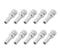 CashMuch Lot de 10 buses de pulvérisation de jardin de 6 mm, buse de pulvérisation à connexion rapide, buse de brumisation à basse pression pour la maison, la pelouse, le jardin (0,5 mm)