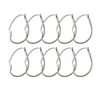 CashMuch Lot de 10 crochets en acier à haute teneur en carbone pour bas de ligne Neko Rig Bass Tackle (2#)