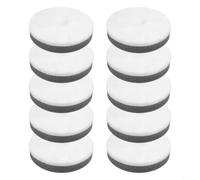 CashMuch Lot de 10 filtres d'échappement de rechange pour aspirateur CleanMaxx MJ1901B Cyclone, filtration HEPA H13 0,3 µm, efficacité 99,97 %, filtre purificateur d'air réutilisable et lavable pour