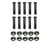 CashMuch Lot de 10 joints de rechange pour piscine ronde Steel Pro 55 mm