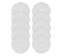 CashMuch Lot de 10 serpillères de rechange pour aspirateur robot Eureka J12 Ultra en microfibre