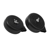 CashMuch Lot de 2 filtres d'admission et silencieux pour compresseur d'air Ic Noir 1/2" Pt et 3/8" Pt mâle pour réduction du bruit