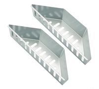 CashMuch Lot de 2 paniers à charbon de bois en acier inoxydable pour barbecue, bouilloire, barbecue, cuisine en plein air, accessoires de barbecue, système de contrôle de la chaleur