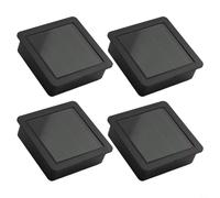 CashMuch Lot de 4 lampes solaires de rechange carrées avec lumière LED, pour lanternes de jardin et éclairage d'allée