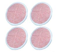 CashMuch Lot de 4 ou 6 tampons de rechange en microfibre pour balai à franges Bissell Spinwave durs, réutilisables à vapeur et à récurer (4 pièces)