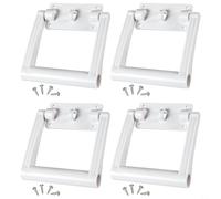 CashMuch Lot de 4 poignées de rechange en plastique pour refroidisseurs Igloo 25-72QT avec charnières et vis Kit complet