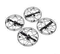 CashMuch Lot de 4 protections d'hélice pour DJI Mini 5 Pro, protection spirale ABS compacte pour anneau, couverture pour vol en zone bondée, accessoire gris