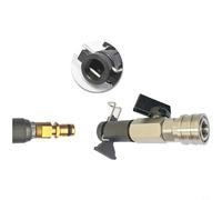 CashMuch Lot de 5 buses de nettoyeur haute pression pour Karcher Bosch Nilfisk en acier inoxydable 6,35 mm à connexion rapide 2320 psi (A)