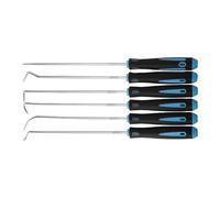 CashMuch Lot de 6 outils de crochetage de voiture - Tige en acier de 24 cm avec poignée en plastique - Pour enlever les joints toriques, joints, fusibles et petites pièces - Pour la plupart des