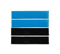 CashMuch Lot de 8 filtres pour climatiseurs Mitsubishi Eltric Mac-2330Ft-E et Mac-3000Ft-E avec 4 enzymes et 4 filtres à charbon actif, éponge PU de 246 x 5 mm et fibre de coton