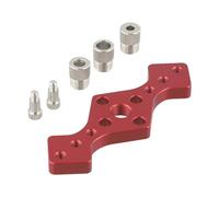 CashMuch Lot de 8 positionneurs de trous droits 6/8/10 mm pour chevilles auto-centrées pour le travail du bois