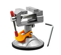 CashMuch Mini étau de table avec base ventouse pour réparation de bijoux, montre et bijoux, rotation à 360 °, étau d'établi en alliage d'aluminium, pour travaux manuels, modélisme, loisirs