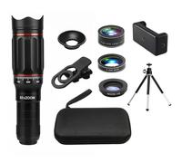 CashMuch Monoculaire téléobjectif 32X avec trépied et pince de téléphone pour smartphone, prisme BAK4 et revêtement FMC pour l'observation des oiseaux, le sport et la photographie en plein air