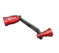 CashMuch Moulinet de pêche à poignée unique de rechange pour Daiwa Fuego, Salamandura, Prorex LT Series, Matériau carbone avec bouton, 12 couleurs