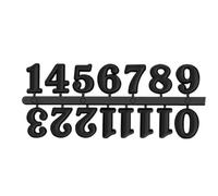 CashMuch Numéros de bricolage Ck avec chiffres romains et arabes pour CD muraux, pièces de réacement en or, argent, noir - Accessoires IC Quartz Ck (simple H 3 cm)