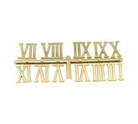 CashMuch Numéros de bricolage Ck avec chiffres romains et arabes pour CD muraux, pièces de réacement en or, argent, noir - Accessoires IC Quartz Ck (simple H 3 cm)