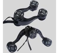 CashMuch Outil de nouage de nœuds L-Tool pour nœuds FG, compact et portable avec bras pliables pour pêcheurs, noir