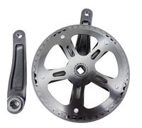 CashMuch Pédalier de vélo pliable de 152 mm, 32T/48T/52T en alliage d'aluminium forgé à froid pour la plupart des vélos pliants