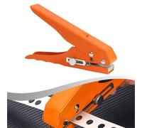 CashMuch Pince perforatrice orange pour perçage précis sur papier, cuir et PVC, 1 pièce